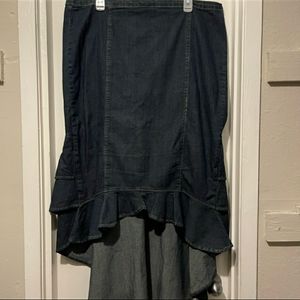 Womens jean skirt